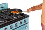 Classic Retro by Unique 30” Convection Gas Range UGP-30CR T-Turquoise