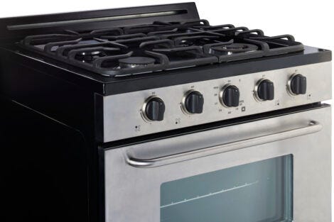 Unique Classic 30' Stainless Steel Off Grid Propane Range UGP-30G OF2 S/S