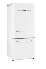 Classic Retro by Unique 18 cu. ft. Electric Bottom-Mount Refrigerator UGP-510L W AC