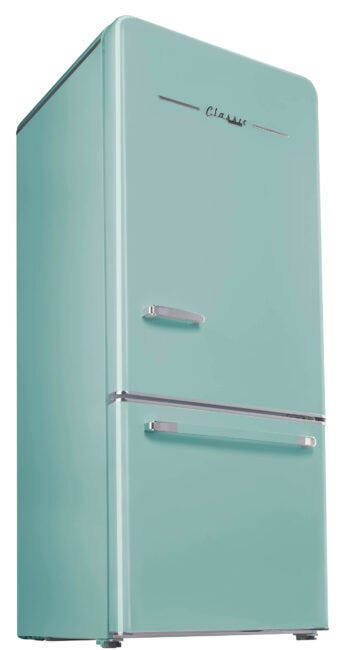 Classic Retro by Unique 18 cu. ft. Electric Bottom-Mount Refrigerator UGP-510L T AC