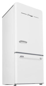 Classic Retro by Unique 18 cu. ft. Electric Bottom-Mount Refrigerator UGP-510L W AC