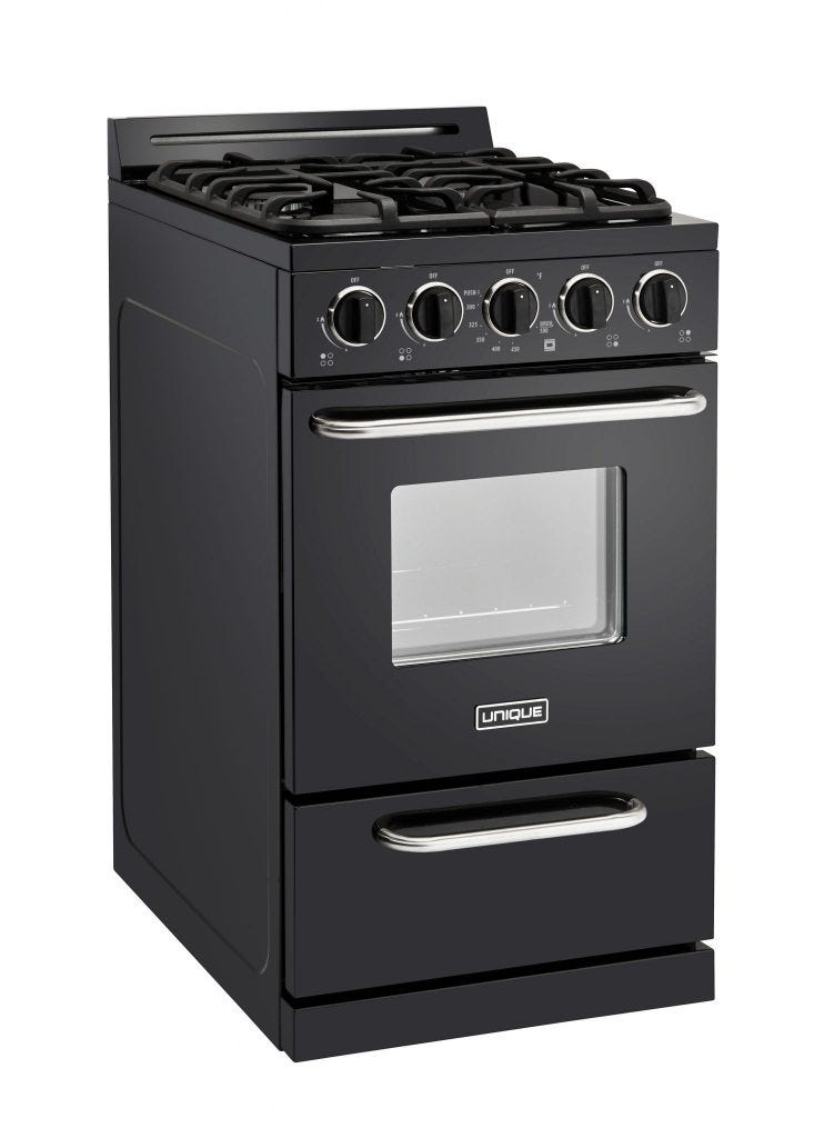 Unique Classic 20' Black Off Grid Propane Range UGP-20G OF1 B