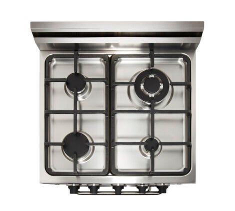 Unique Prestige 20" White Convection Gas Range, Electronic Ignition UGP-20V PC1 S/S