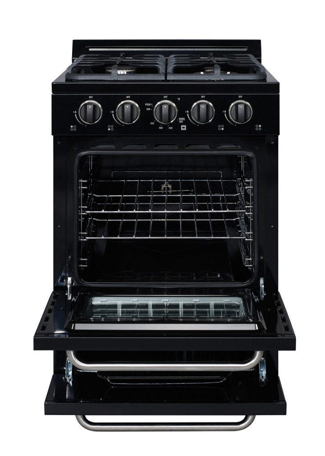 Unique Classic 24” Off-Grid Propane Range (Battery Ignition) UGP-24G OF1 B