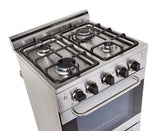 Prestige by Unique 24″ Stainless Convection Gas Range UGP-24V PC1 S/S-Stainless Steel