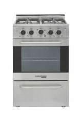 Prestige by Unique 24″ Stainless Convection Gas Range UGP-24V PC1 S/S-Stainless Steel