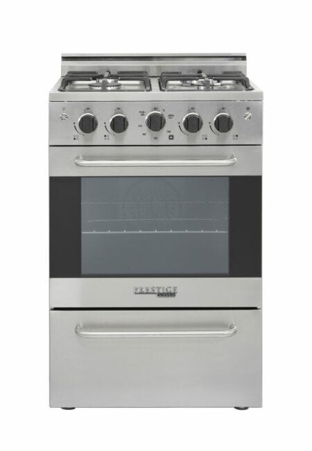 Prestige by Unique 24″ Stainless Convection Gas Range UGP-24V PC1 S/S-Stainless Steel