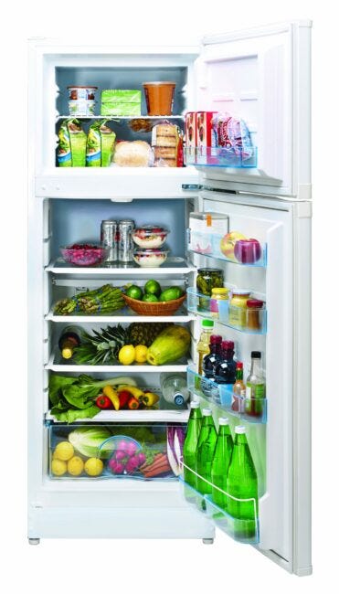 Unique 290 Litre White 12/24 DC Refrigerator/Freezer UGP-290L W