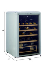 Classic Retro by Unique 28-Bottle Electric Wine Cooler UGP-125CR T WF-Turquoise