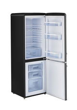 Classic Retro by Unique 7 cu. ft. Electric Bottom-Mount Refrigerator UGP-215L B AC-Black