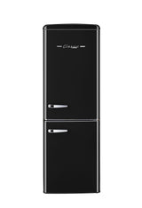 Classic Retro by Unique 7 cu. ft. Electric Bottom-Mount Refrigerator UGP-215L B AC-Black