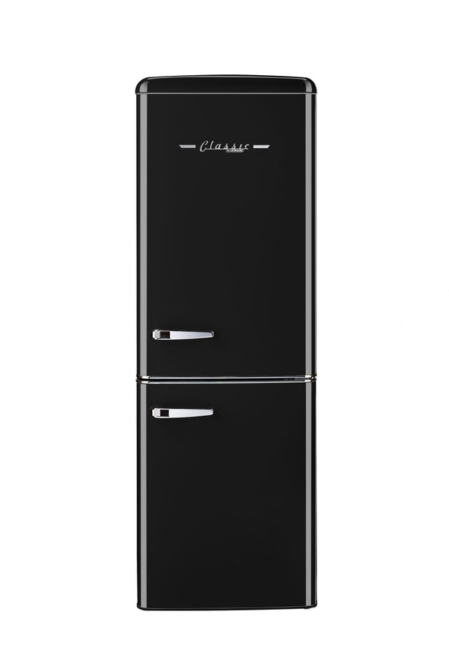 Classic Retro by Unique 7 cu. ft. Electric Bottom-Mount Refrigerator UGP-215L B AC-Black