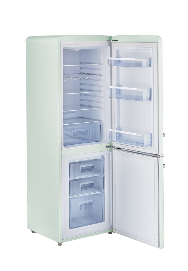 Classic Retro by Unique 7 cu. ft. Electric Bottom-Mount Refrigerator UGP-215L LG AC-Mint Green