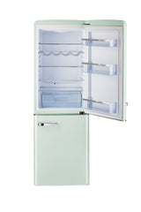 Classic Retro by Unique 7 cu. ft. Electric Bottom-Mount Refrigerator UGP-215L LG AC-Mint Green