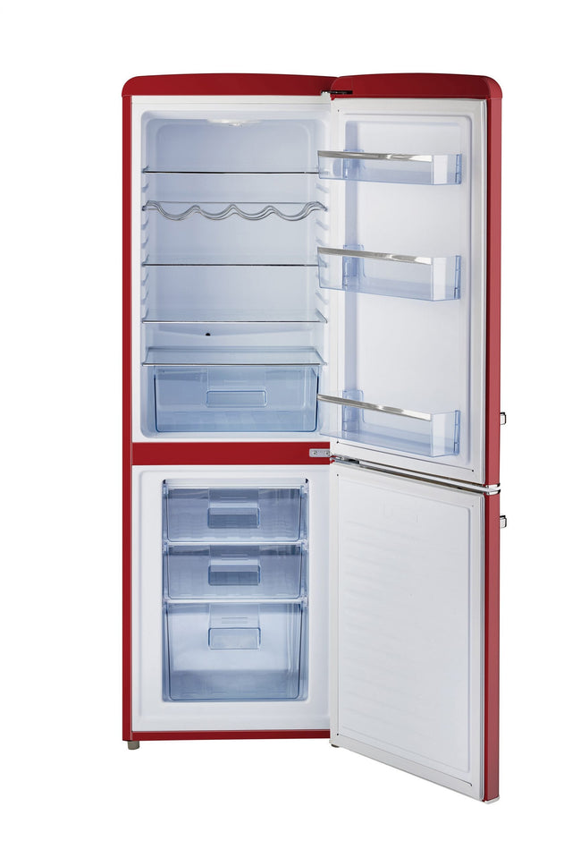 Classic Retro by Unique 7 cu. ft. Electric Bottom-Mount Refrigerator UGP-215L R AC-Red