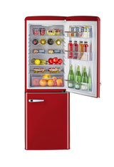 Classic Retro by Unique 7 cu. ft. Electric Bottom-Mount Refrigerator UGP-215L R AC-Red