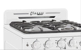 Classic Retro by Unique 24” Convection Gas Range UGP-24CR W-White