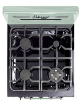 Classic Retro by Unique 24” Convection Gas Range UGP-24CR LG-Mint Green