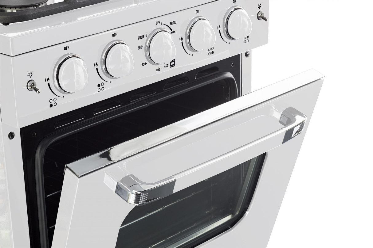 Unique 24' Classic Retro Marshmallow White Range UGP-24CR W