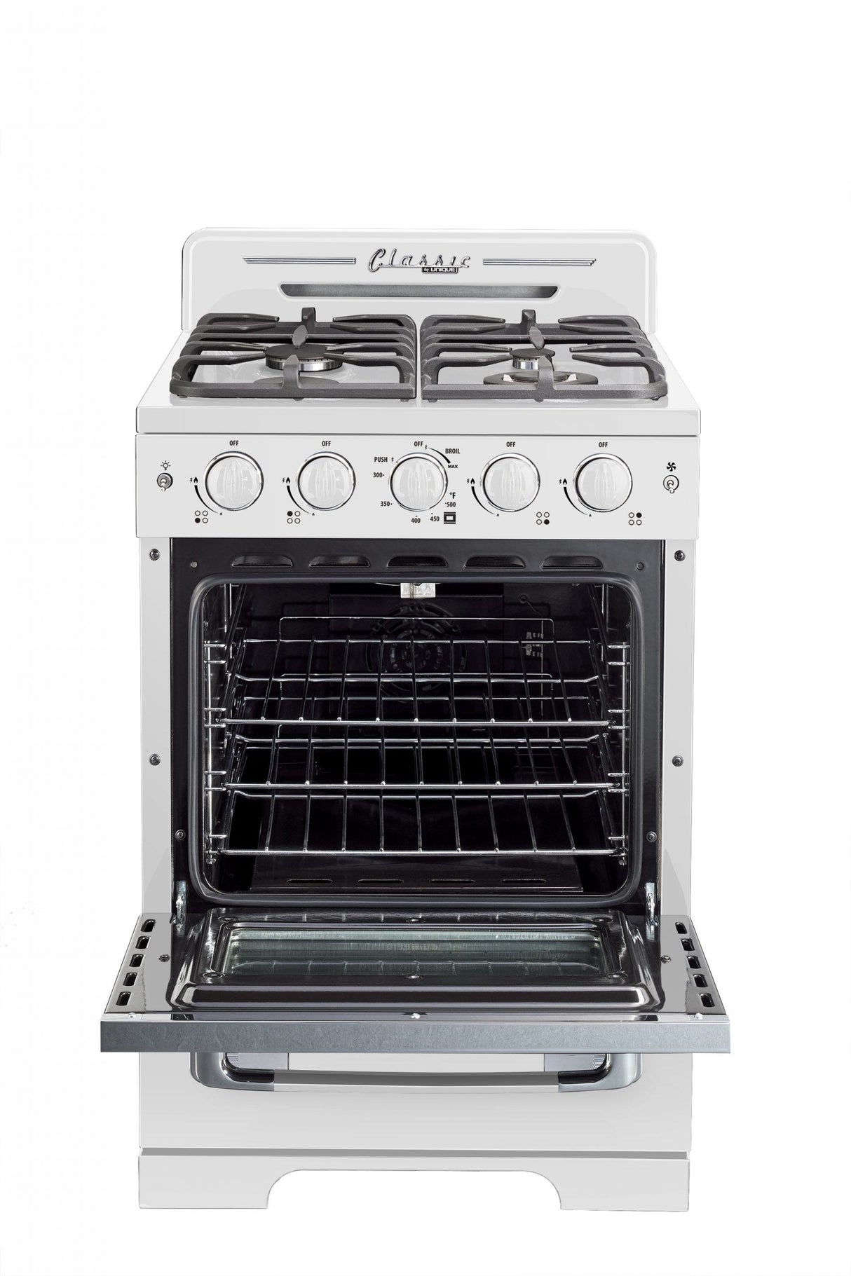 Unique 24' Classic Retro Marshmallow White Range UGP-24CR W