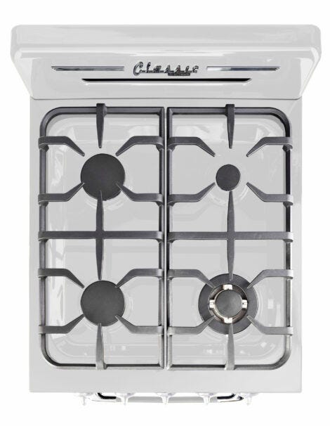 Unique 24' Classic Retro Marshmallow White Offgrid Range UGP-24CR OF1 W