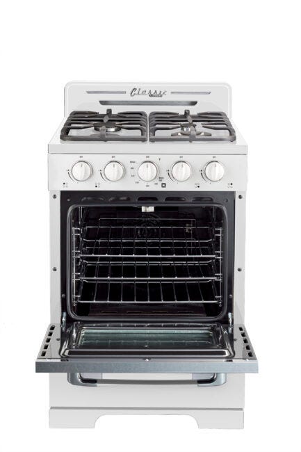 Unique 24' Classic Retro Marshmallow White Offgrid Range UGP-24CR OF1 W