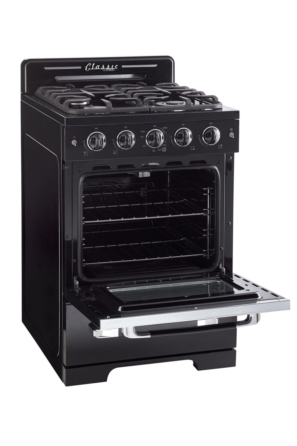 Unique 24' Classic Retro Midnight Black Range UGP-24CR B