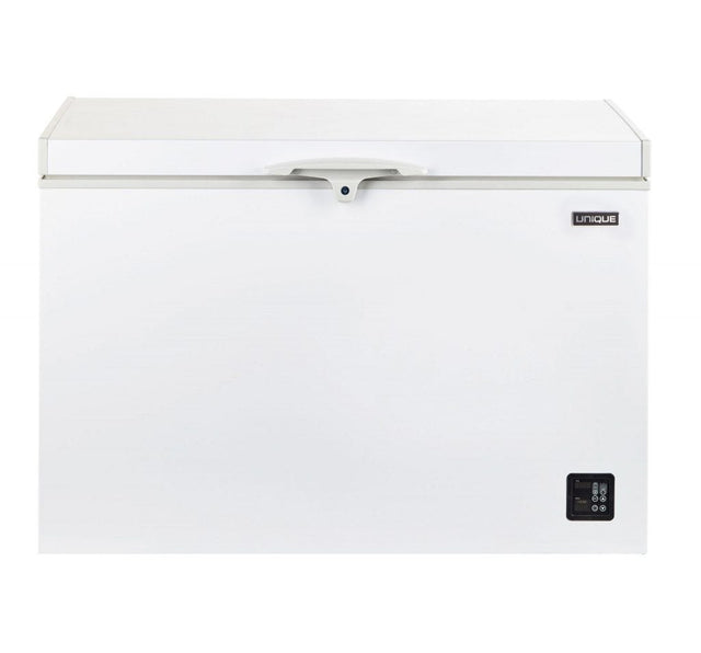 Unique 9.3 cu/ft Solar Powered DC Chest Freezer / Fridge – AC convertor to run on a standard household AC plug (sold separately) UGP-265L1