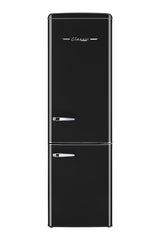 Classic Retro by Unique 9 cu. ft. Electric Bottom-Mount Refrigerator UGP-275L B AC-Black