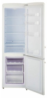 Off-Grid Classic Retro by Unique 10 cu. ft. Solar Powered DC Bottom Mount Refrigerator UGP-275L W