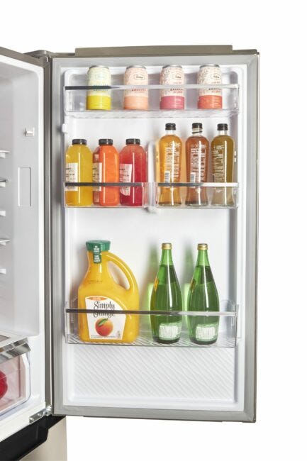 Prestige 23.6 in. 11.7 cu. ft. Frost Free Bottom Freezer Refrigerator in Stainless Steel UGP-328L P S/S