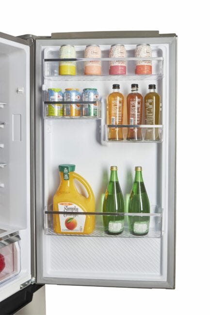 Prestige 23.6 in. 11.7 cu. ft. Frost Free Bottom Freezer Refrigerator in Stainless Steel UGP-328L P S/S