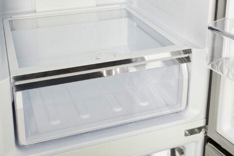 Prestige 23.6 in. 11.7 cu. ft. Frost Free Bottom Freezer Refrigerator in Stainless Steel UGP-328L P S/S