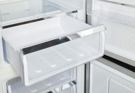 Prestige 23.6 in. 11.7 cu. ft. Frost Free Bottom Freezer Refrigerator in Stainless Steel UGP-328L P S/S
