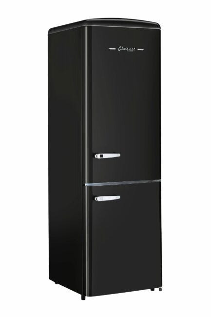 Classic Retro by Unique 12 cu. ft. Electric Bottom-Mount Refrigerator UGP-330L B AC-Black