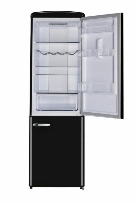 Classic Retro by Unique 12 cu. ft. Electric Bottom-Mount Refrigerator UGP-330L B AC-Black