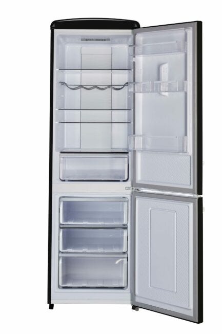 Classic Retro by Unique 12 cu. ft. Electric Bottom-Mount Refrigerator UGP-330L B AC-Black