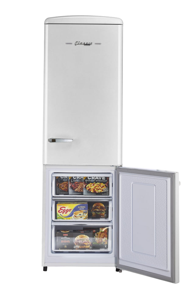 Classic Retro by Unique 12 cu. ft. Electric Bottom-Mount Refrigerator UGP-330L W AC-White