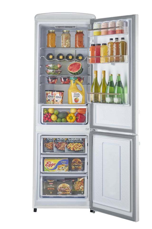 Classic Retro by Unique 12 cu. ft. Electric Bottom-Mount Refrigerator UGP-330L W AC-White