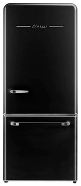 Classic Retro by Unique 18 cu. ft. Electric Bottom-Mount Refrigerator UGP-510L B AC