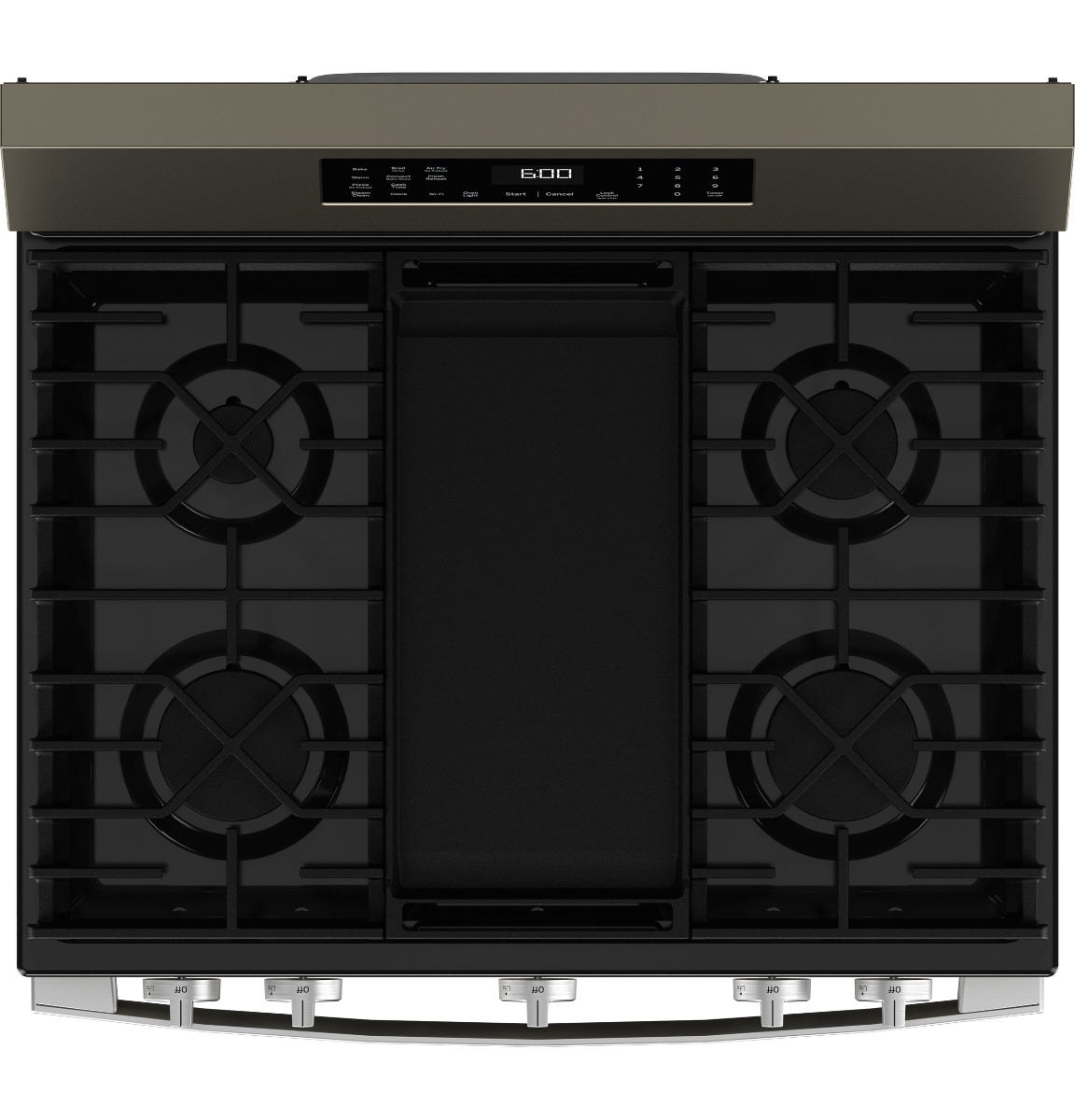 GE® 30" Free-Standing Gas Convection Range with No Preheat Air Fry and EasyWash™ Oven Tray GGF600AVES