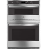 GE Profile Series 30 in. Combination Double Wall Oven with Convection and Advantium Technology PT9800SHSS