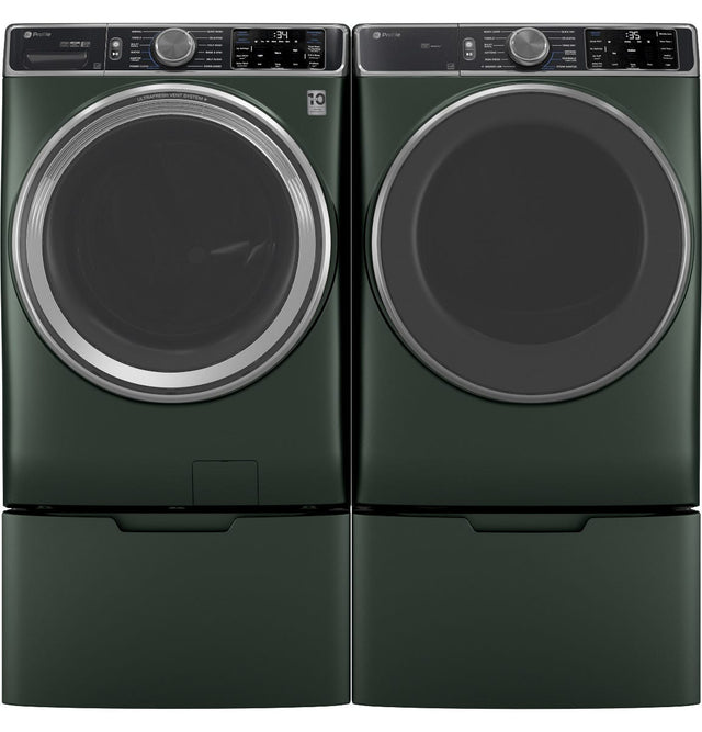 GE Profile™ ENERGY STAR® 7.8 cu. ft. Capacity Smart Front Load Electric Dryer with Steam and Sanitize Cycle PFD95ESPWGN