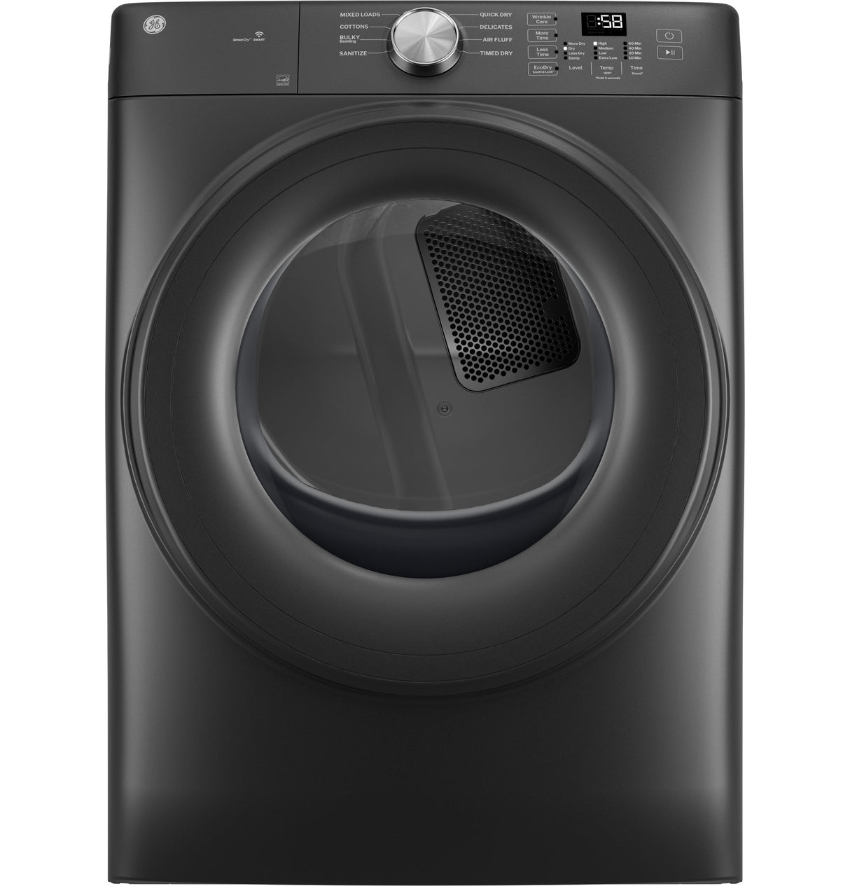 GE® ENERGY STAR® 7.8 cu. ft. Capacity Smart Front Load Gas Dryer GFD35GSPYDS