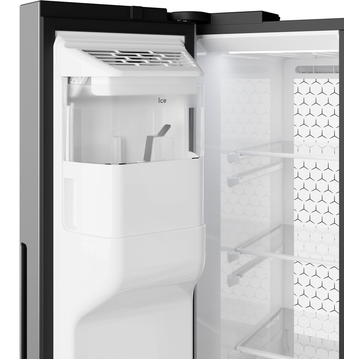GE Profile™ ENERGY STAR® 27.8 Cu. Ft. Side-By-Side Refrigerator with Hands-Free AutoFill and CustomSize™ Ice PSE28QYYFS