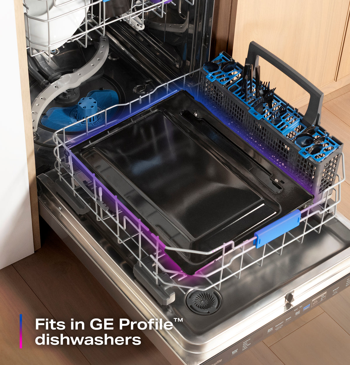 GE Profile™ ENERGY STAR® 30" Smart Slide-In Induction and Convection Range with No Preheat Air Fry and EasyWash™ Oven Tray PHS700AYFS