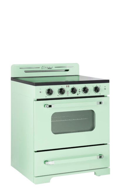 Unique 30' Classic Retro Summer Mint Green Electric Ceramic top Range UGP-30CR EC LG