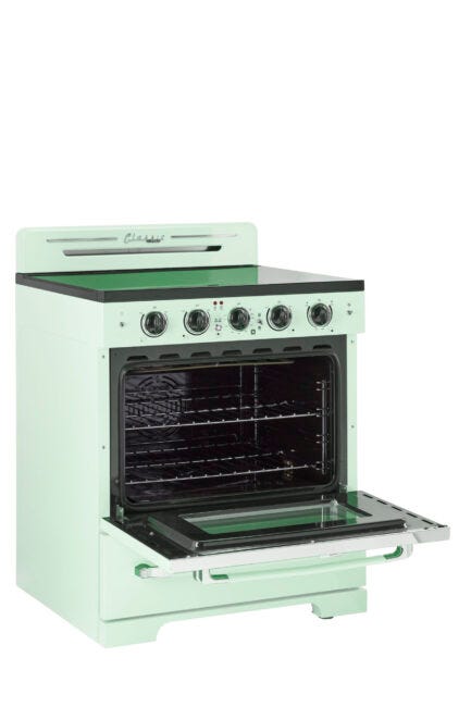 Unique 30' Classic Retro Summer Mint Green Electric Ceramic top Range UGP-30CR EC LG
