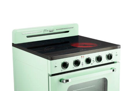 Unique 30' Classic Retro Summer Mint Green Electric Ceramic top Range UGP-30CR EC LG
