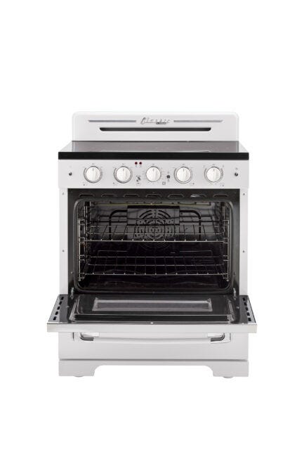 Classic Retro by Unique 30” Electric Range with Convection Oven UGP-30CR EC W